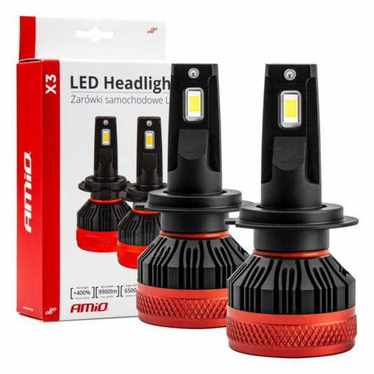 H7 X3 Series AMiO LED főfényszóró izzók (+canbus)