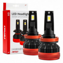 LED H8/H9/H11 főfényszórók X3 Series AMiO (+canbus)