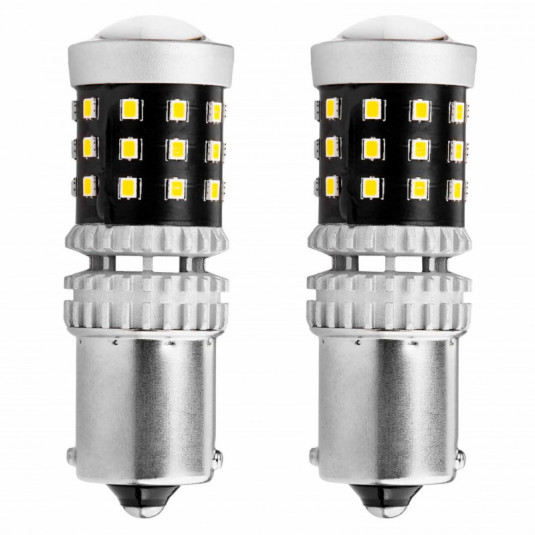 LED izzók CANBUS 2016 39SMD 1156 BA15S P21W R10W R5W White 12V/24V