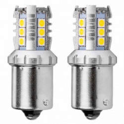 LED izzók CANBUS 3030 16SMD 1156 BA15S P21W R10W R5W fehér 12V/24V