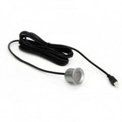 Parkolási asszisztensek TFT01 4,3" CAM-402 LED kamerával a rendszámtábla alatti alaplapban, 4 szenzoros, ezüst
