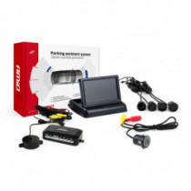 Parkolóasszisztens TFT02 4,3" HD-308-LED kamerával 4-szenzoros, fekete