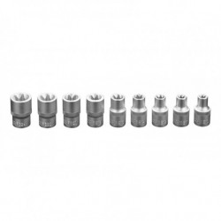 NEO 1/2 Torx betétes kulcsok, 9 részes készlet
