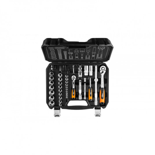 NEO Imbuszkulcs 1/2, 1/4, készlet 73 db CrV