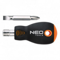NEO Forgó csavarhúzó lapos fejjel 6,0 mm x PH2, SvCm
