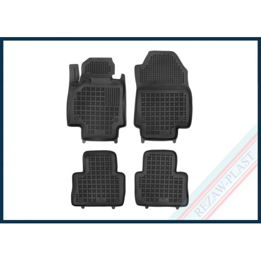 Gumiszőnyeg TOYOTA RAV 4 V verzió manuális sebességváltóval, 4x4 (AWD), 2x4 (FWD) (2018-tól) emelt szegéllyel