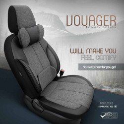 OTOM VOYAGER 102 SMOKED 3-ZIP autóülés-huzat szett