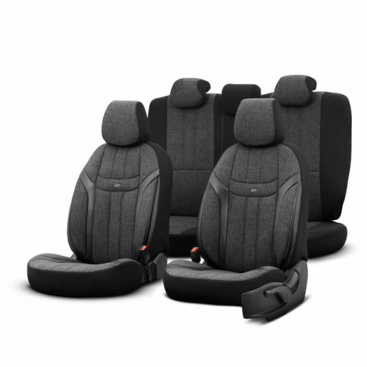 OTOM SWAN 501 BLACK 3-ZIP autóhuzat készlet