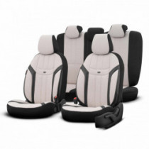 OTOM SWAN 503 BEIGE 3-ZIP autóhuzat szett