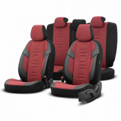 OTOM THRONE 103 RED 3-ZIP autóülés huzat szett