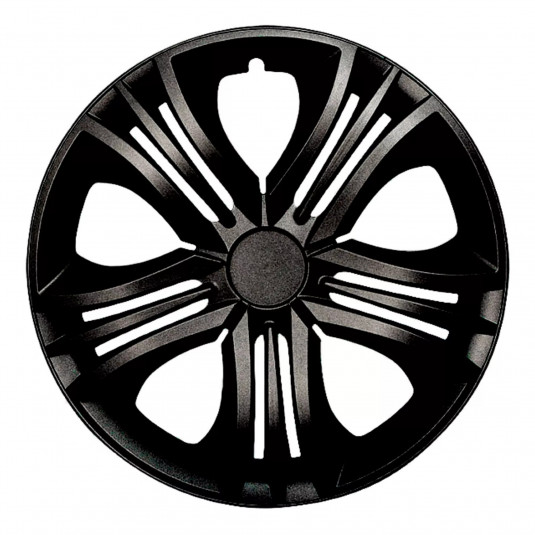 Puklice Jestic 16 FUN set 4ks black