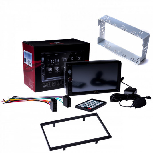 7'' GPS mikro SD mikrofonos autórádió keret
