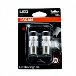 P21W LED izzó Osram LEDriving piros 12V