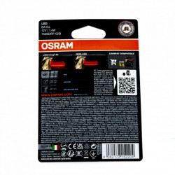 P21W LED izzó Osram LEDriving piros 12V