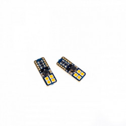 W5W LED izzó (8 x osram LED 3030) narancssárga canbus