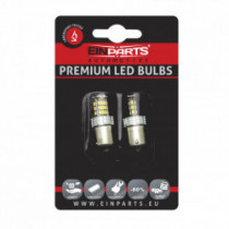 P21W LED izzó (30 x SMD 3020) narancssárga canbus