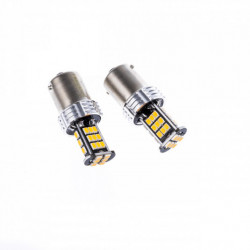 P21W LED izzó (30 x SMD 3020) narancssárga canbus