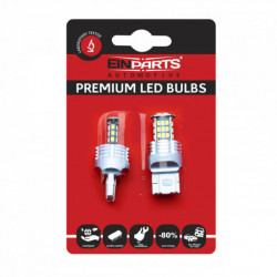 W21/5W LED izzó (30 x SMD 3020) 6000k canbus 7443ck