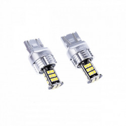 W21/5W LED izzó (30 x SMD 3020) 6000k canbus 7443ck