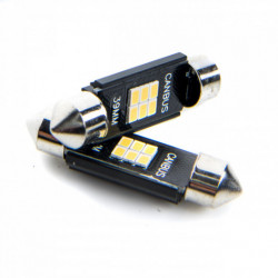 C10W LED izzó (6 x SMD 2016) 39 mm 6000k canbus