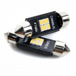 C10W LED izzó (6 x SMD 2016) 42 mm 6000k canbus