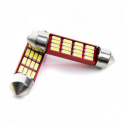 C10W LED izzó (16 x SMD 4014) 39 mm 6000k canbus