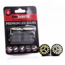 W21W LED izzó (18 x SMD 4014) 6000k