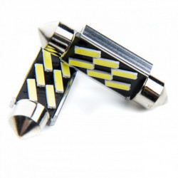 C10W LED izzó (6 x SMD 7020) 39 mm 6000k canbus