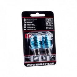 P21/5W LED izzó 7W (1 x SMD 7080) 6000k kétszállas
