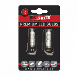 PW24W LED izzó (10 x SMD 2323) 6000k 12/24V