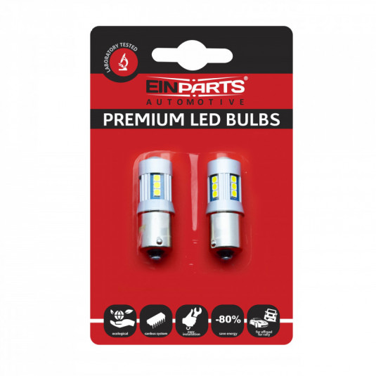 P21W LED izzó (15 x SMD 3030) 6000k 12/24V