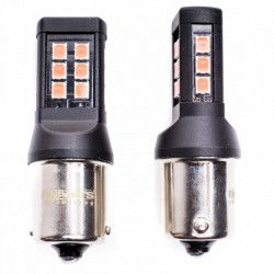 P21W LED izzó (21 x SMD 2835) piros canbus