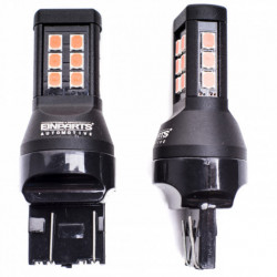 W21/5W LED izzó (21 x SMD 2835) piros canbus 7443ck