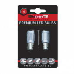 P21/5W LED izzó (66 x SMD 2016) piros canbus