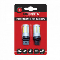 W21/5W LED izzó (66 x SMD 2016) 6000k canbus V2