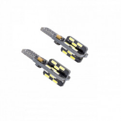 W5W LED izzó (24 x SMD 4014) 6000k canbus 12/24V