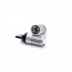 W21W LED izzó (66 x SMD 2016) piros canbus