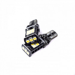W16W LED izzó (15 x SMD 2835) 6000k canbus