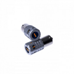 Py21W LED izzók (6 x SMD 1860) narancssárga canbus