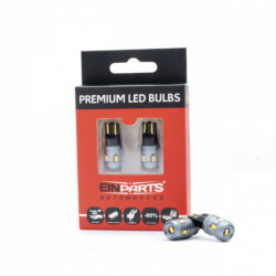 W5W LED izzó 12 SMD 2016 canbus borostyán