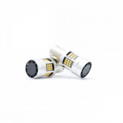 P21W LED izzó 1156 54 SMD 2016 sárga canbus