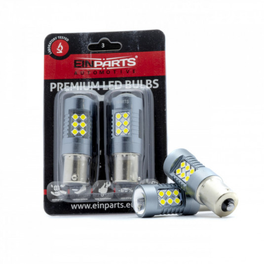 P21W LED izzó 24 SMD 3030 6000k canbus
