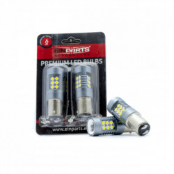 P21/5W LED izzó 24 SMD 3030 fehér canbus