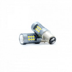 P21/5W LED izzó 24 SMD 3030 fehér canbus
