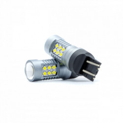W21/5W LED izzó 24 SMD 3030 fehér canbus
