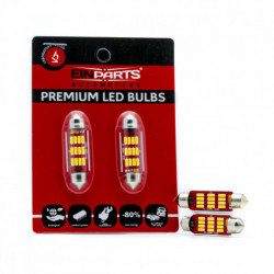 C10W LED izzó 42mm 12 SMD 4014 5000k canbus