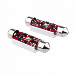 C10W LED izzó 3W (1 x cree xp-e) 42 mm 6000k canbus