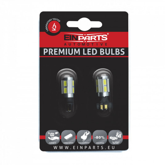PW24W LED izzó (10 x SMD 5630) 6000k