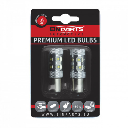 P21W LED izzó 50W (10 x cree xt-e) 6000k