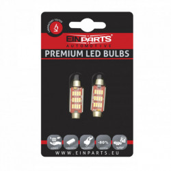 C10W LED izzó (12 x SMD 4014) 42 mm 6000k canbus